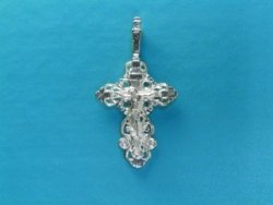 Православный крест. Чернение